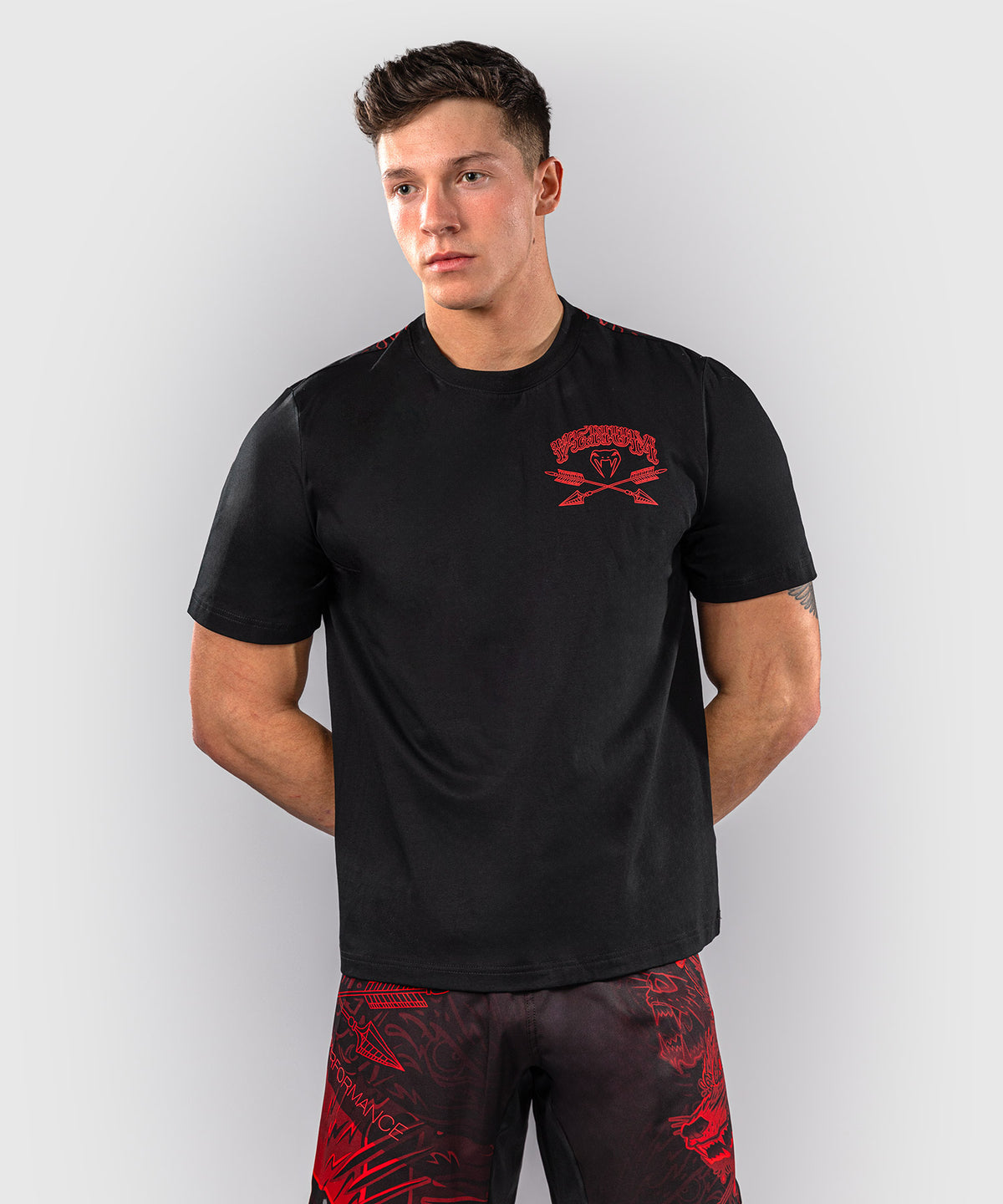 Venum Wolf Atak Maglietta – Nero/Rosso