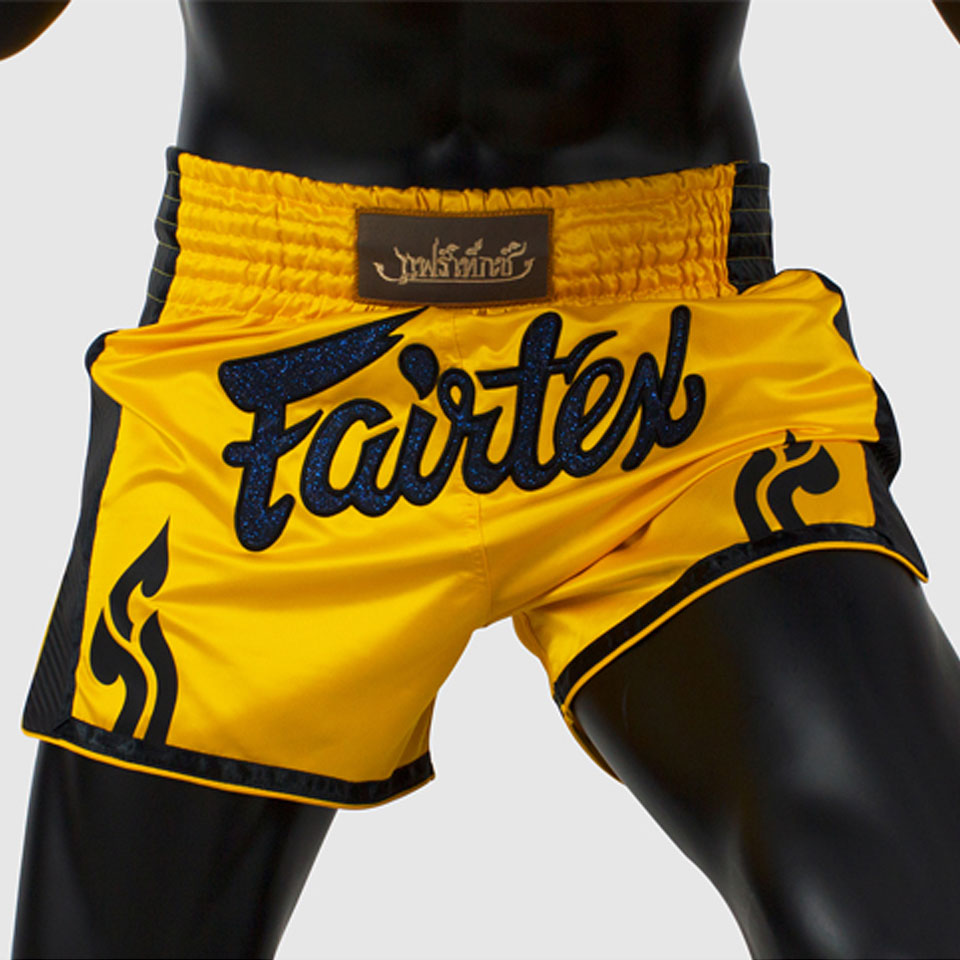 Fairtex Short da Boxe Thai – Giallo
