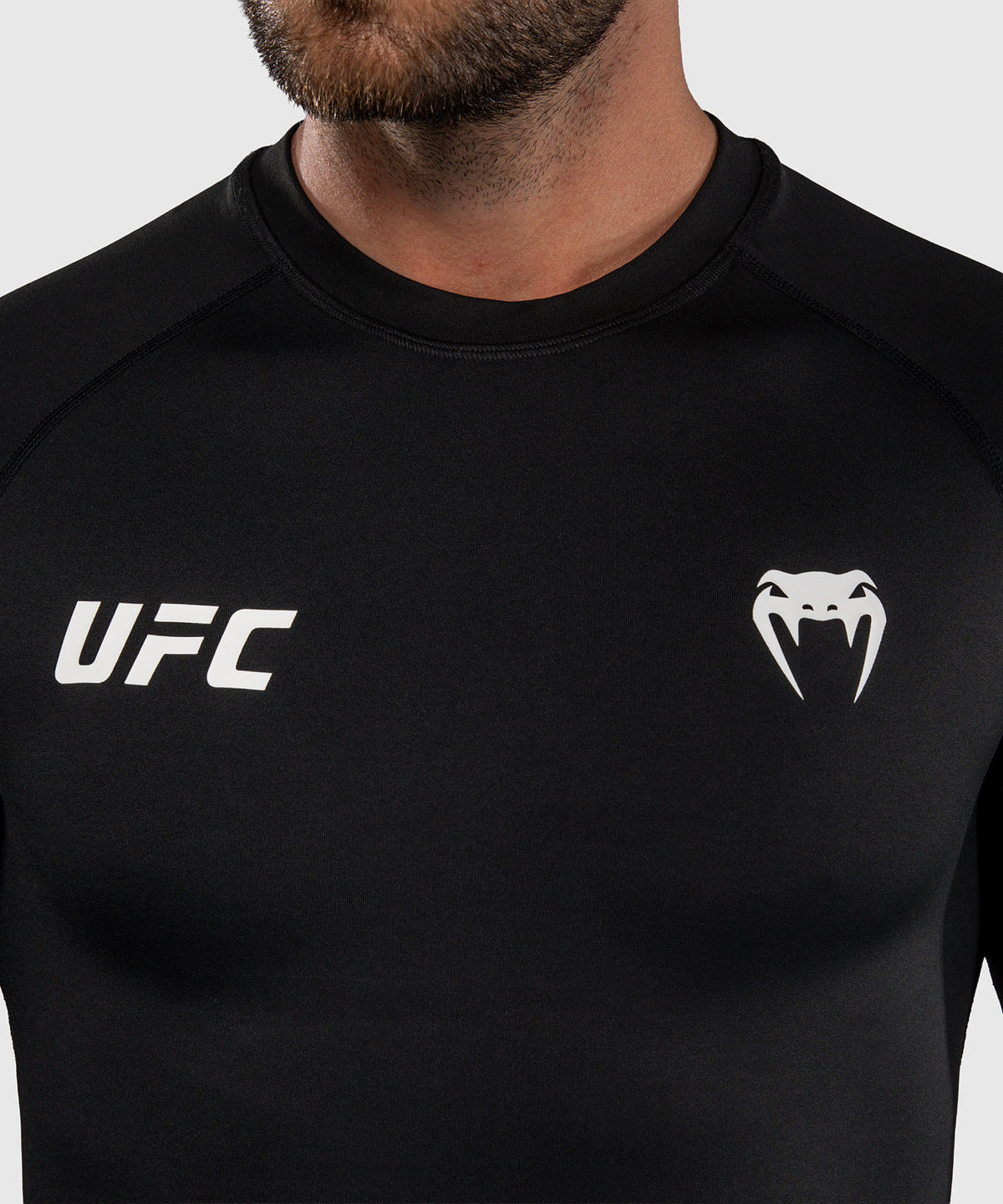 Rashguard à Manches Longues Technique pour Homme Venum UFC Unity by Venum Authentic Fight Week - Noir
