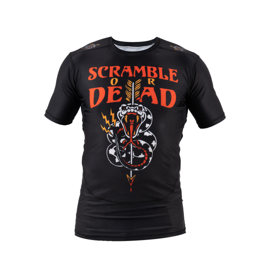 Scramble Or Dead Rashguard - Black