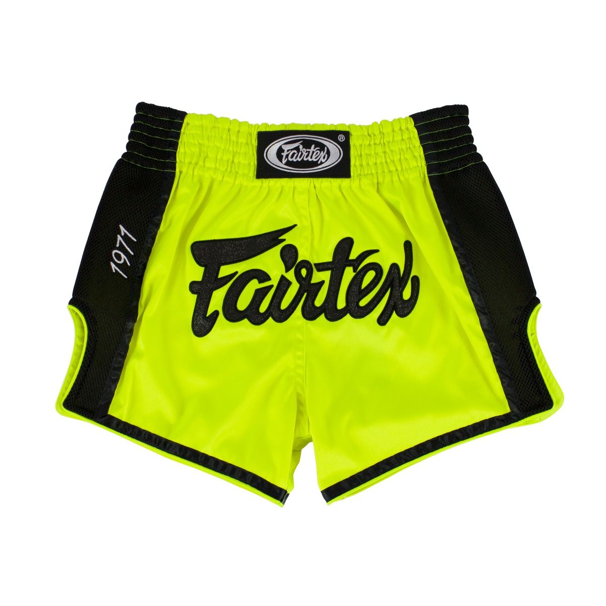 Short de boxe thaï Fairtex - Jaune Fluo
