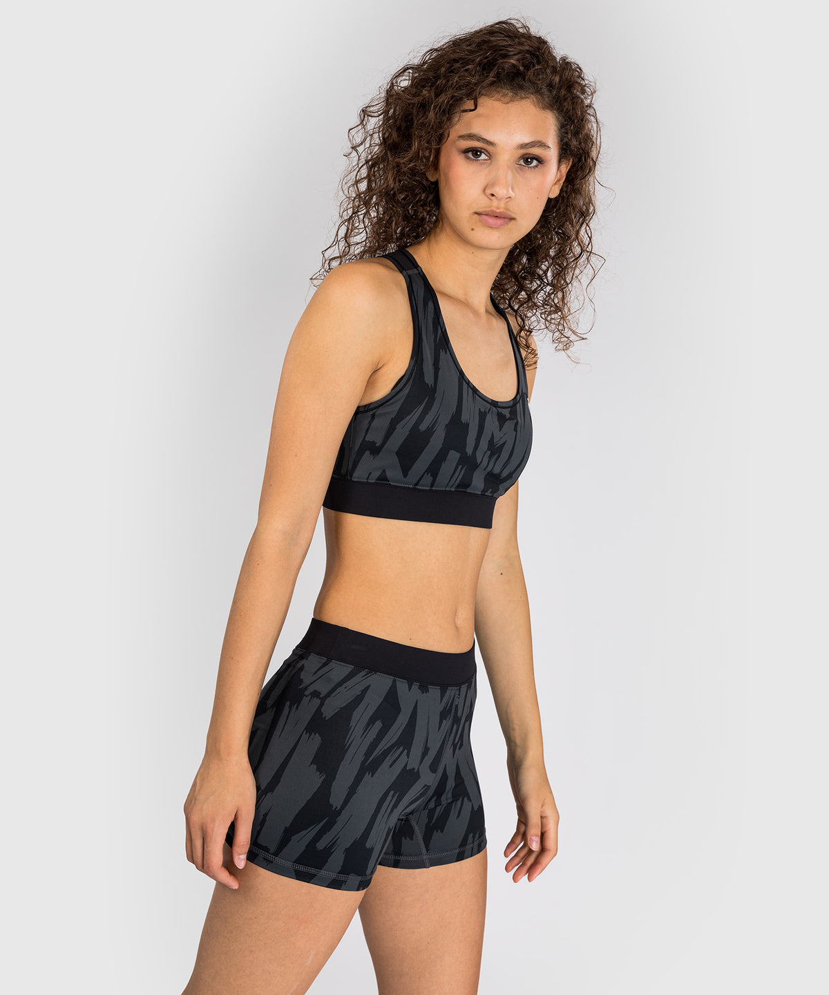 Shorts de Compression pour Femmes Venum Graffiti - Urban Charcoal