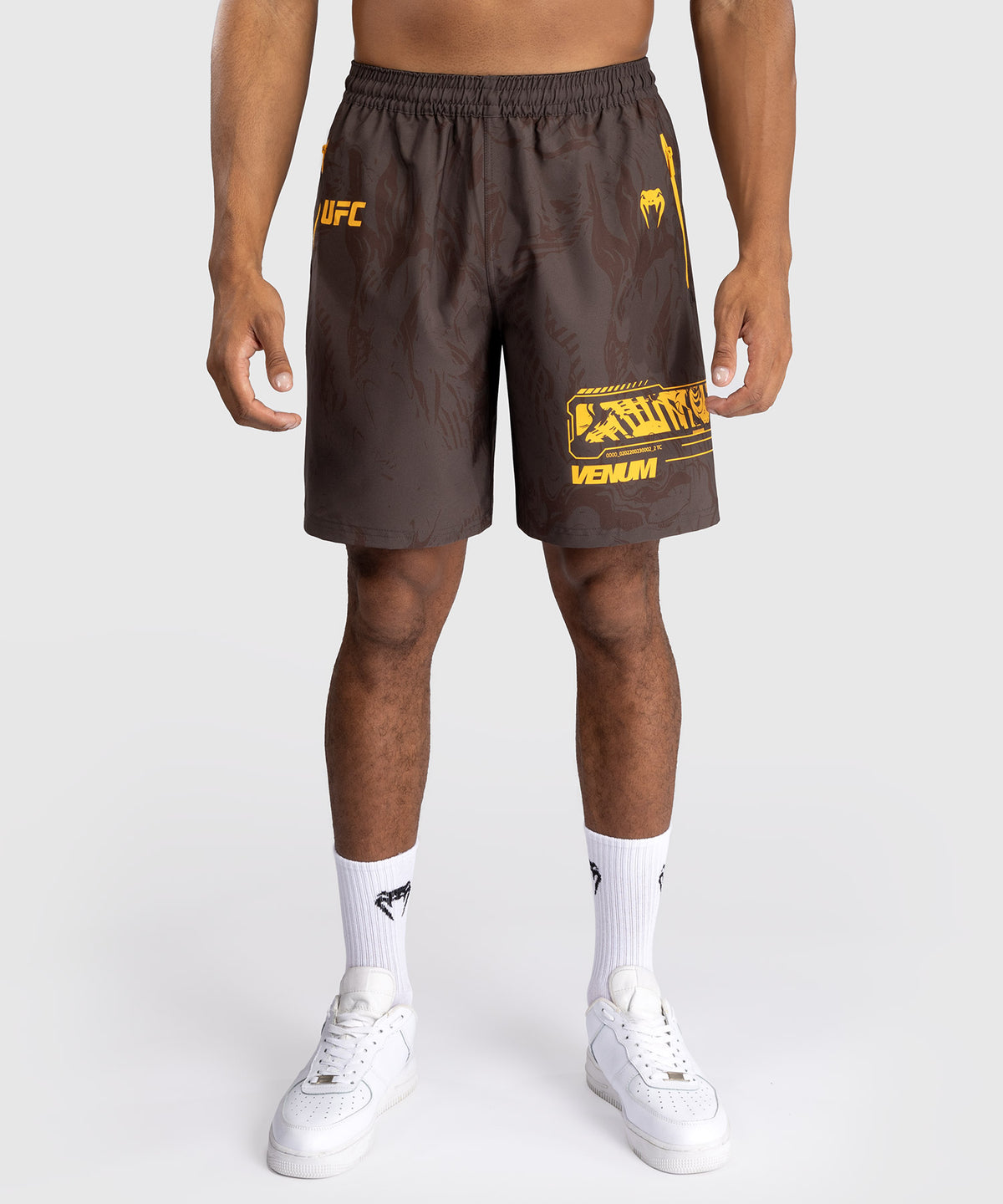 Shorts Performance pour Hommes UFC Fusion by Venum Fight Week - Marron Terrestre