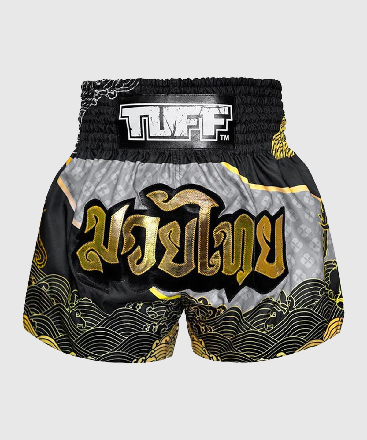 Short de Muay Thai Tuff Waree Kunchorn - Noir