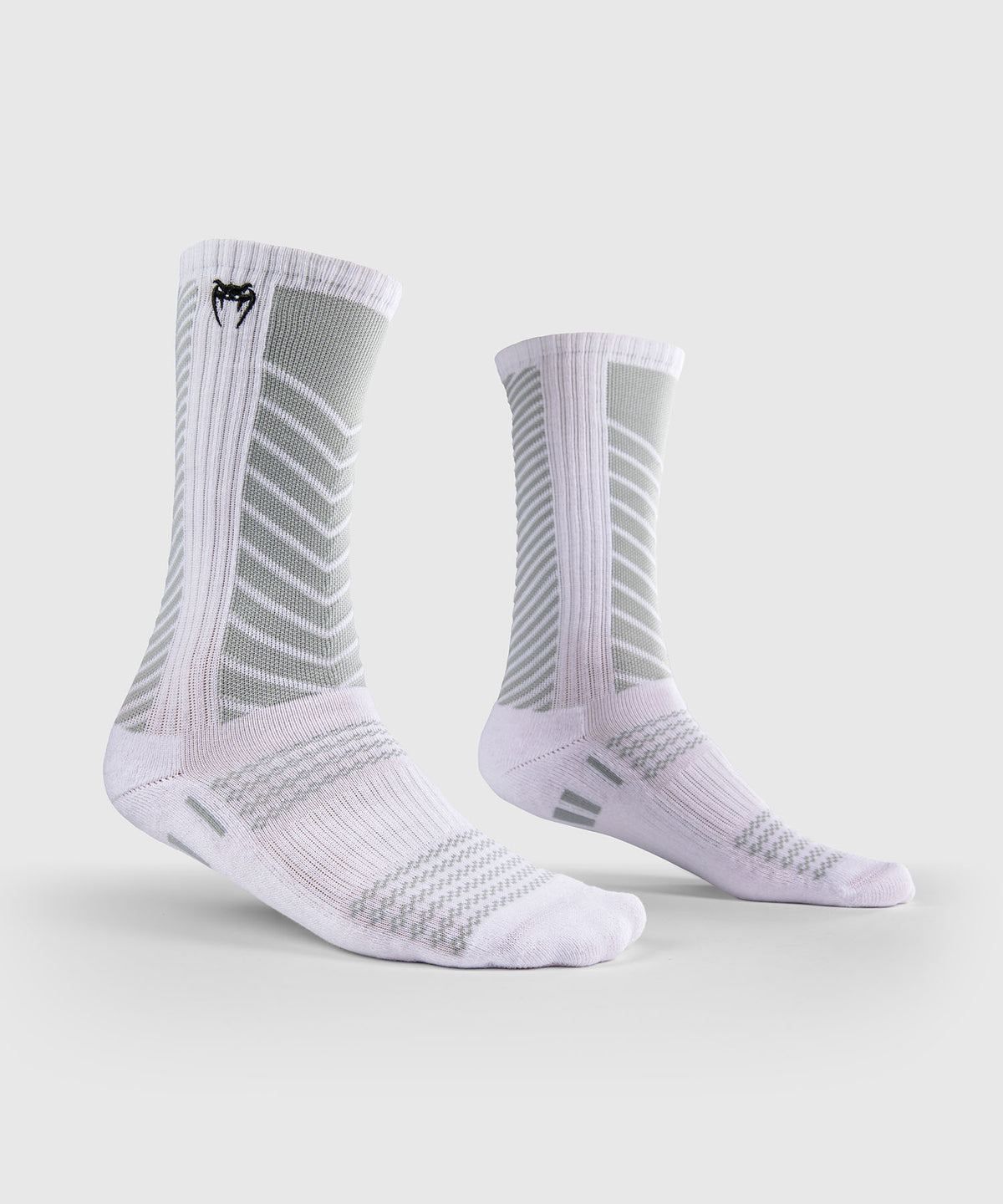Venum Vector Calze Sopra il Polpaccio - Bianco/Grigio