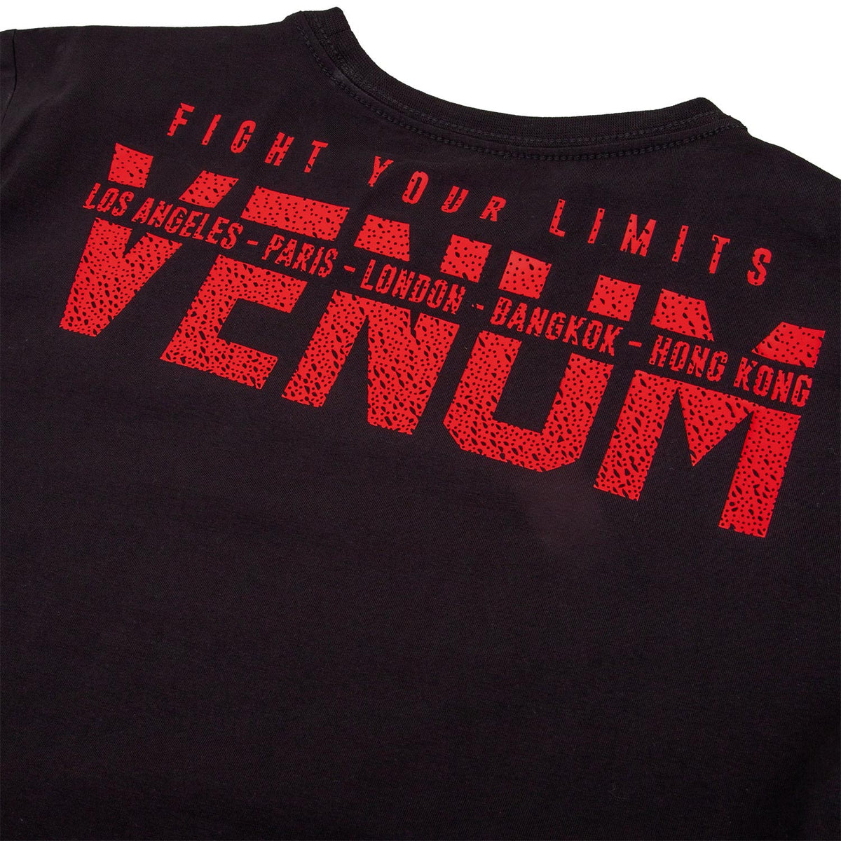 Venum Signature Kinder T-Shirt - Schwarz/Rot