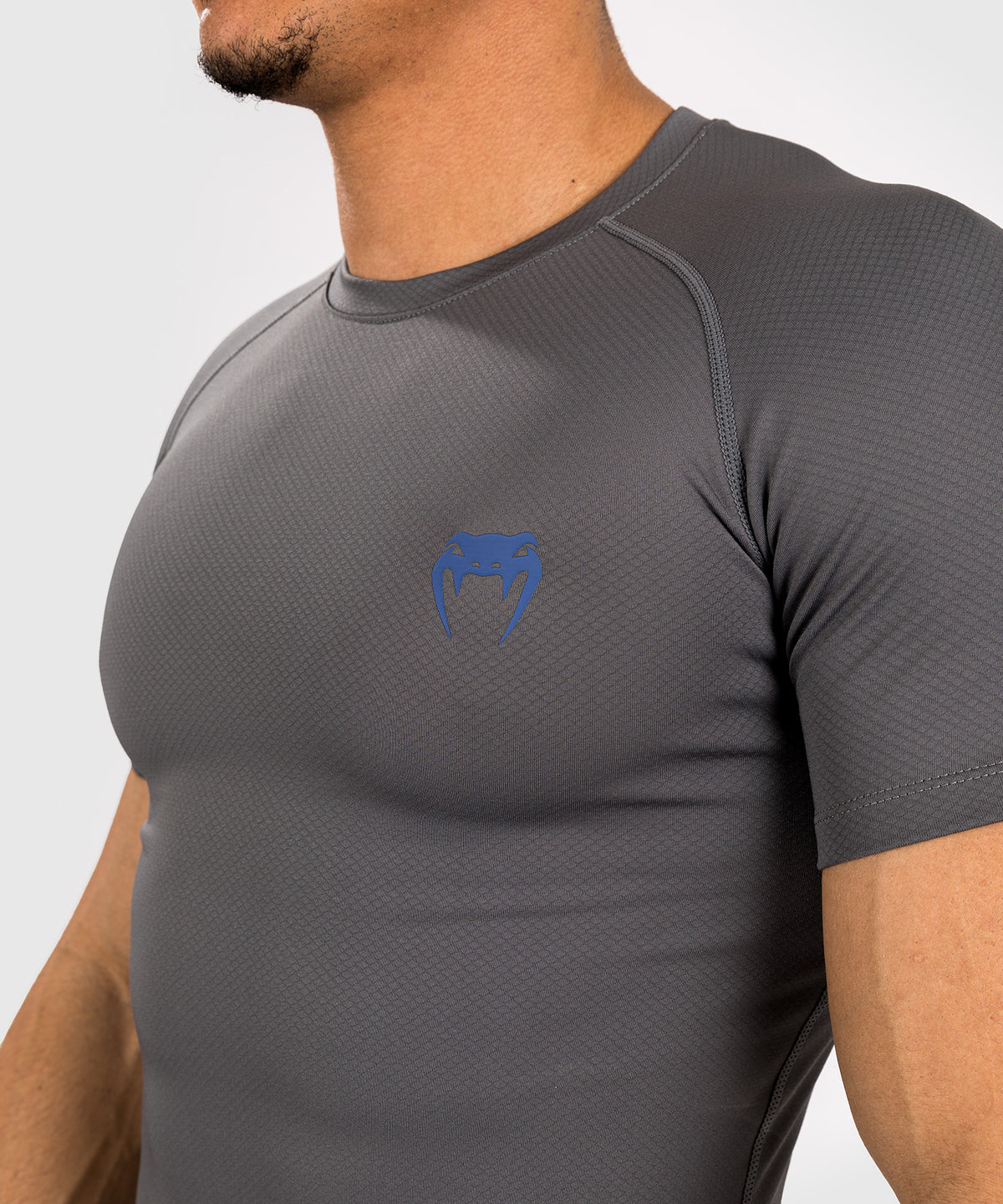 Rashguard à manches courtes pour hommes Venum Contender - Gris