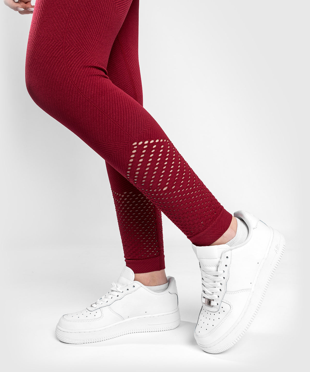 Venum Sparring Seamless 7/8 Leggings - For Women - Burgundy 
