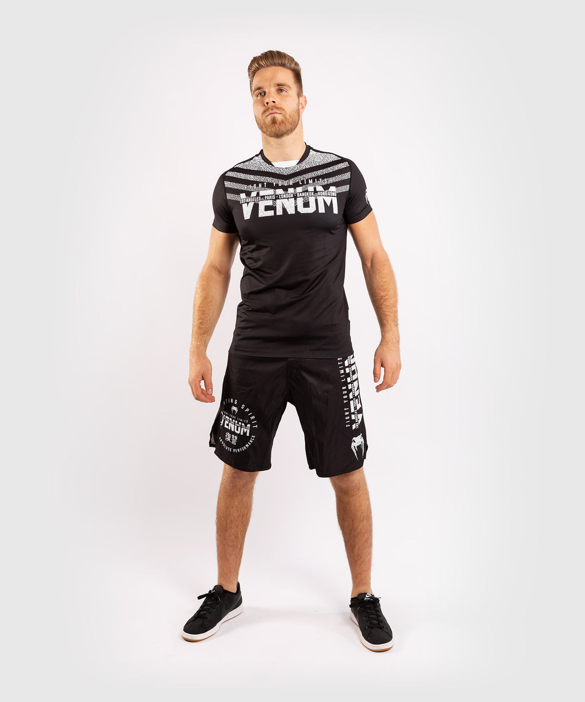 T-shirt Dry Tech Venum Signature - Noir/Blanc