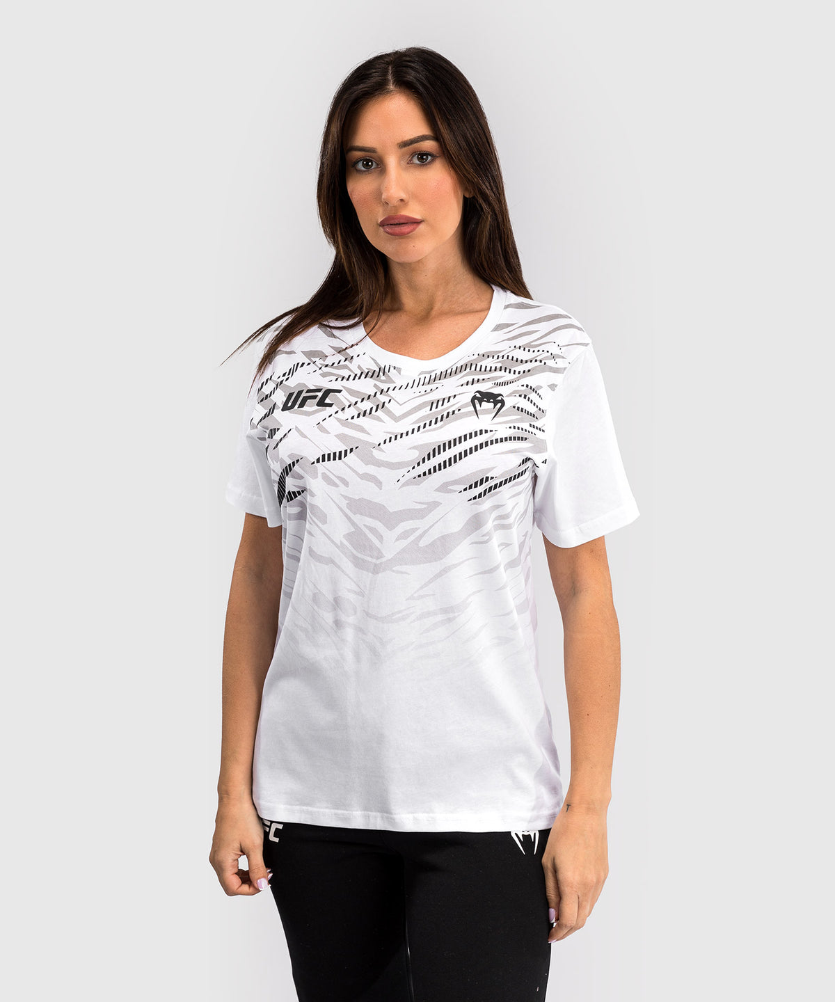 UFC Fusion by Venum Replica Damen Kurzarm T-Shirt - Weiß