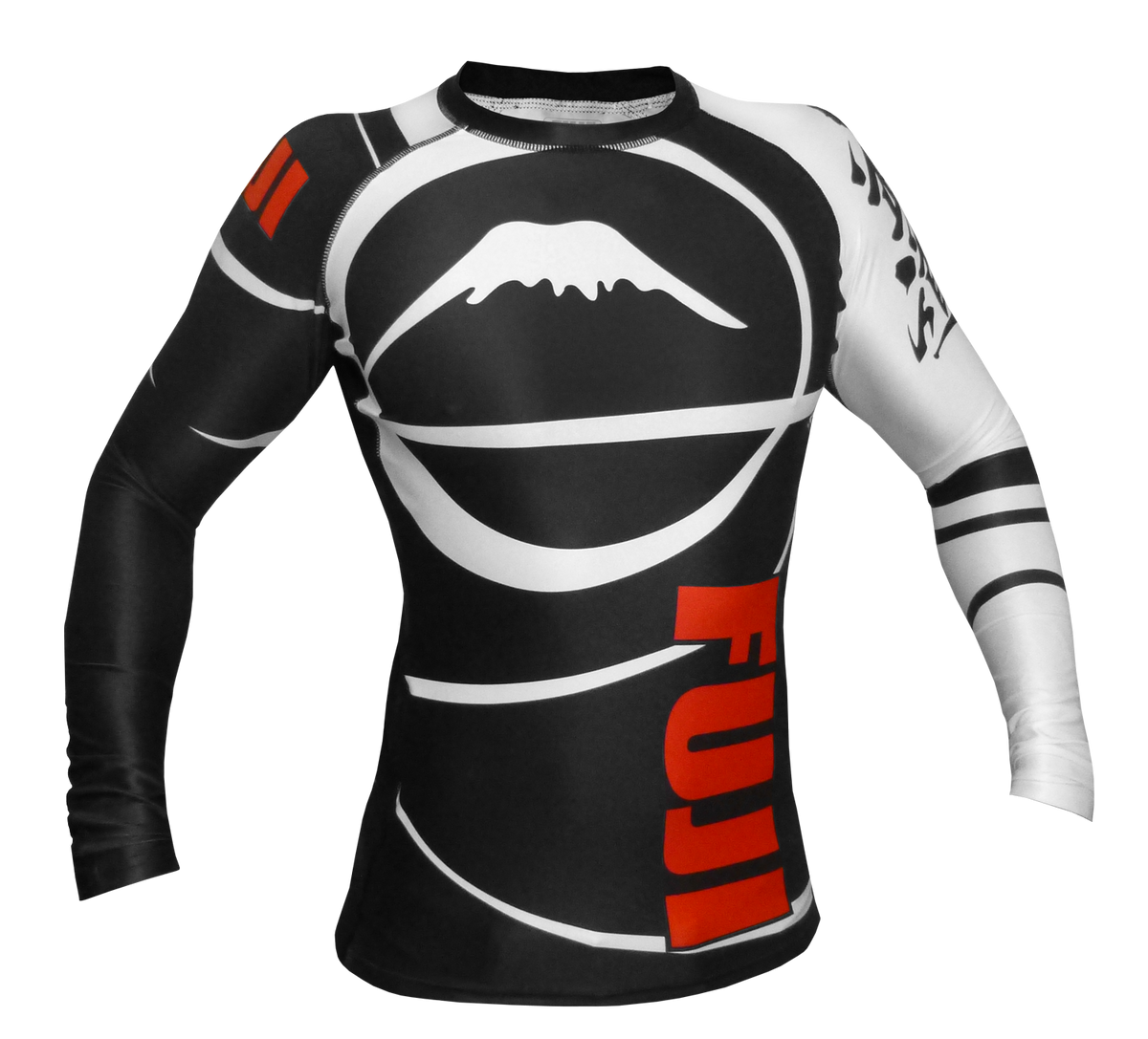 Rashguard Fuji Sports Freestyle IBJJF Ranked Manches Longues  - Noir