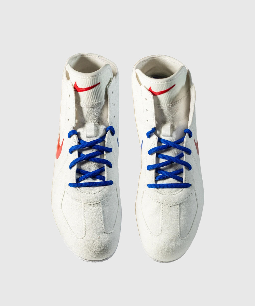 Chaussures de lutte Nike Footsweep 2 - Blanc/Rouge/Bleu